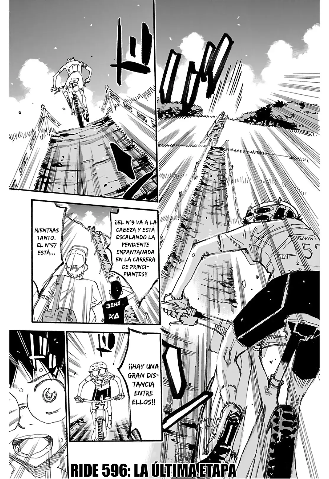 Yowamushi Pedal Capítulo 596 - Página 8 en español