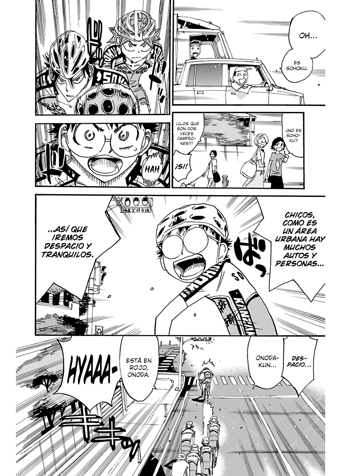 Yowamushi Pedal Capítulo 607 - Página 4 en español
