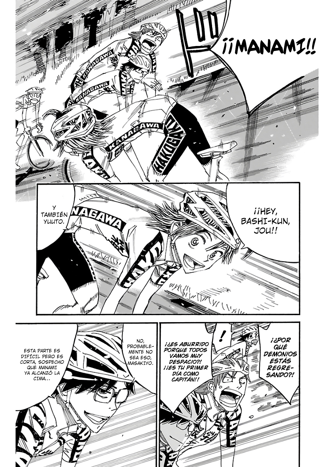 Yowamushi Pedal Capítulo 609 - Página 8 en español