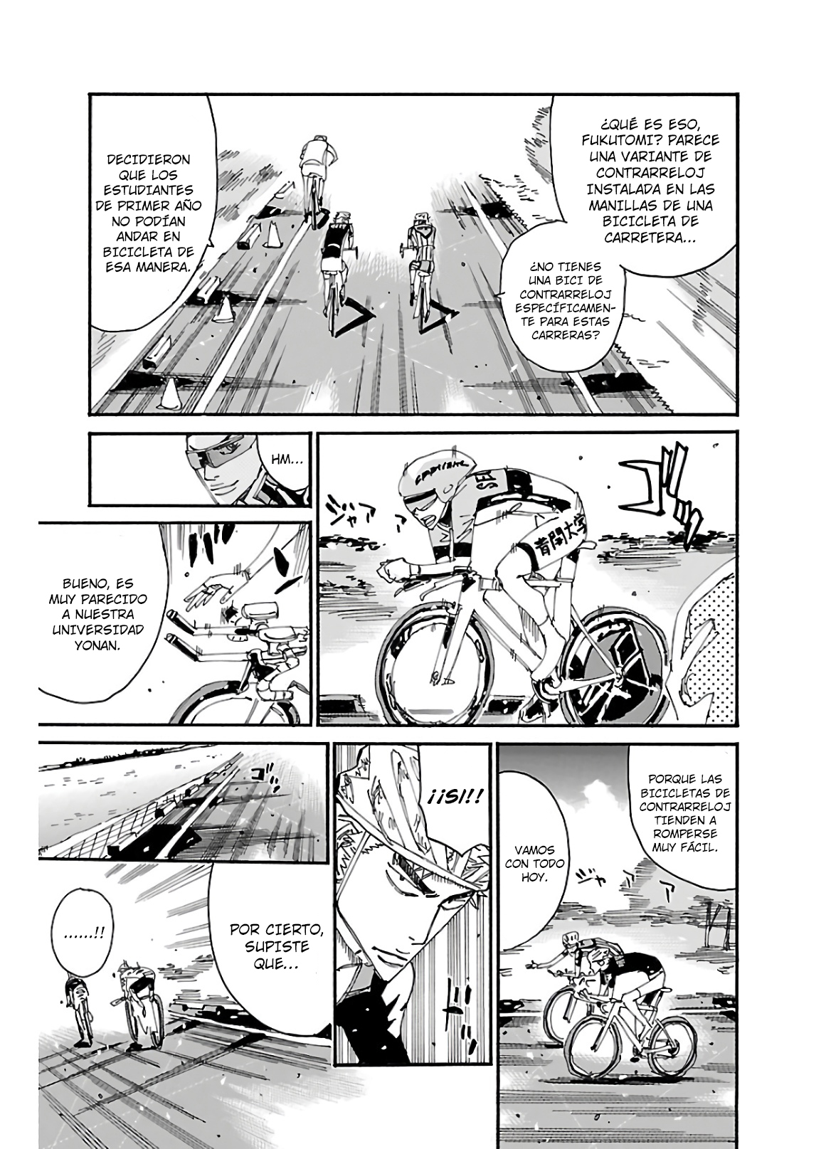 Yowamushi Pedal Capítulo 610 - Página 7 en español