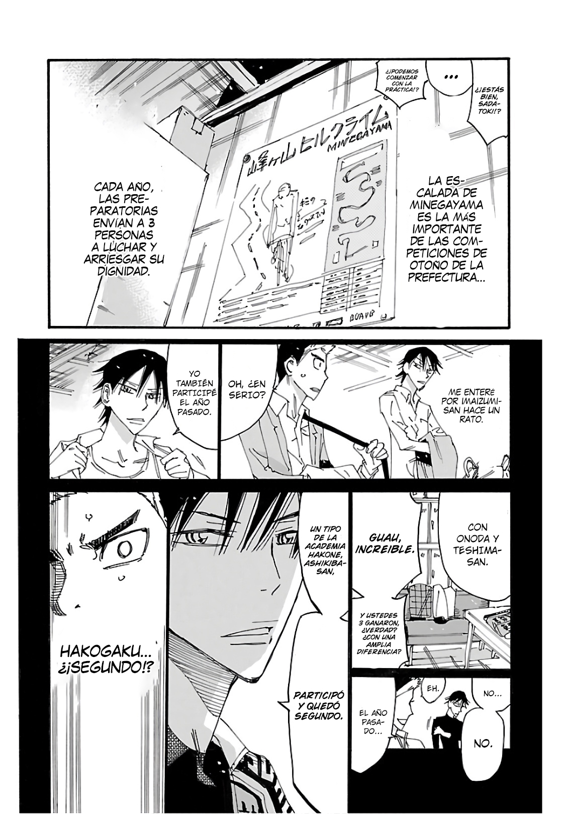 Yowamushi Pedal Capítulo 612 - Página 7 en español