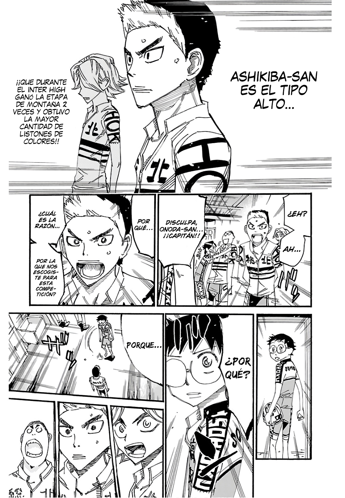 Yowamushi Pedal Capítulo 612 - Página 8 en español
