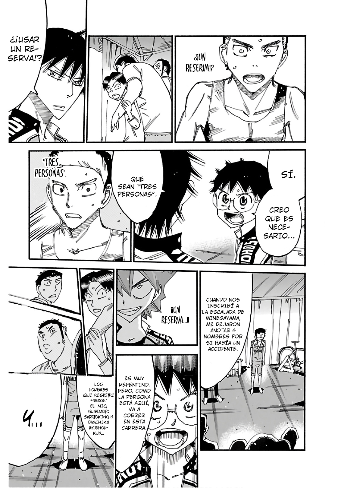 Yowamushi Pedal Capítulo 613 - Página 16 en español