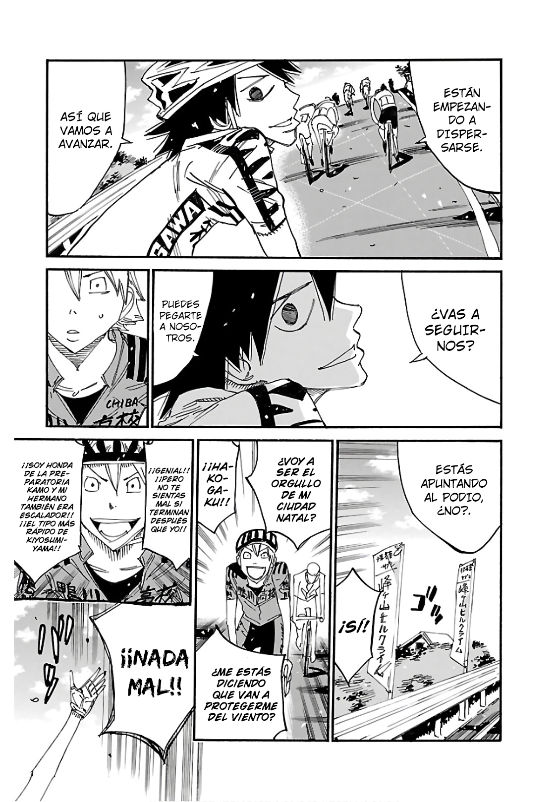 Yowamushi Pedal Capítulo 615 - Página 14 en español