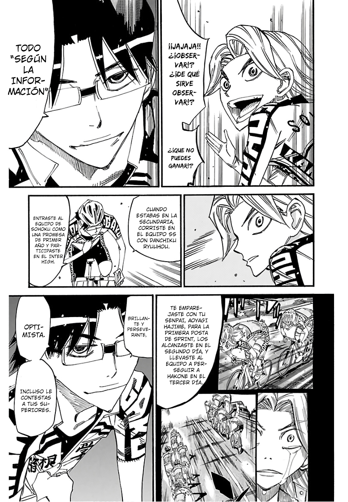 Yowamushi Pedal Capítulo 618 - Página 13 en español