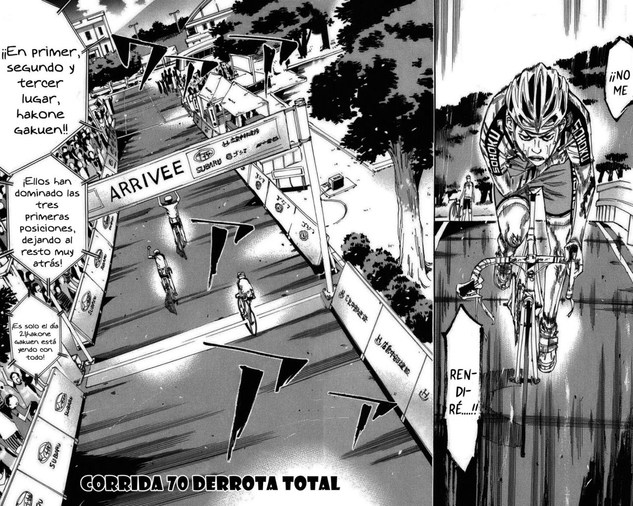 Yowamushi Pedal Capítulo 70 - Página 7 en español