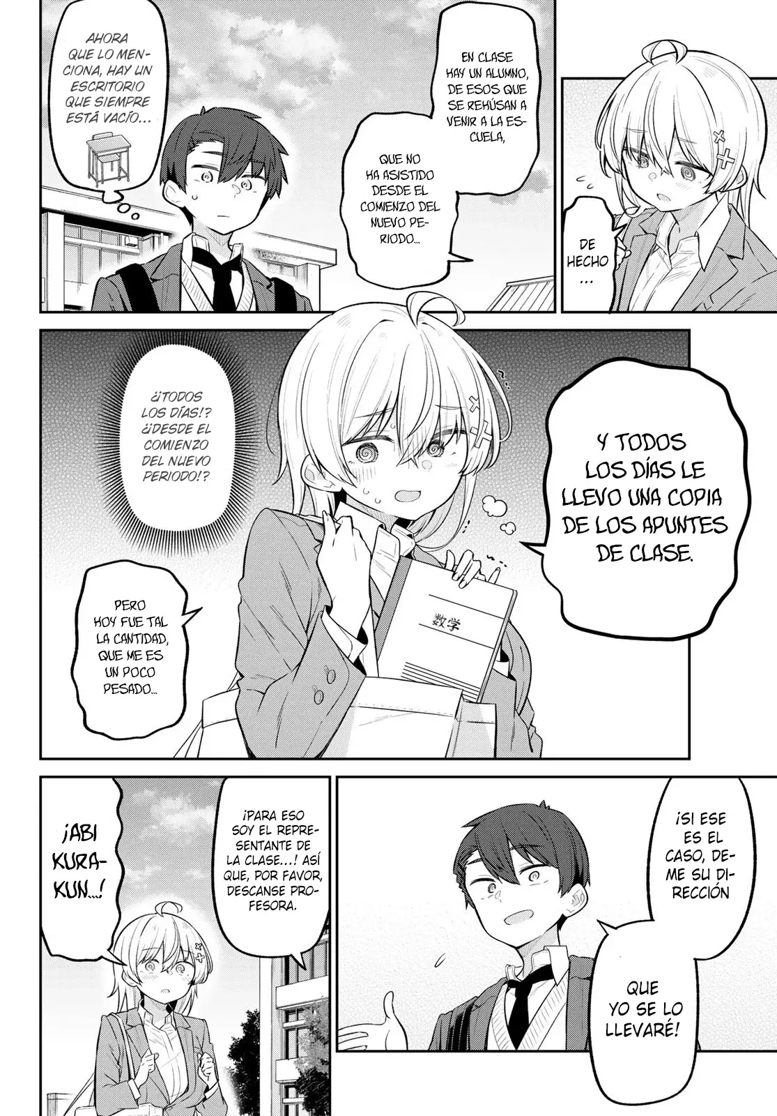 Yowayowa Sensei Capítulo 12 - Página 3 en español