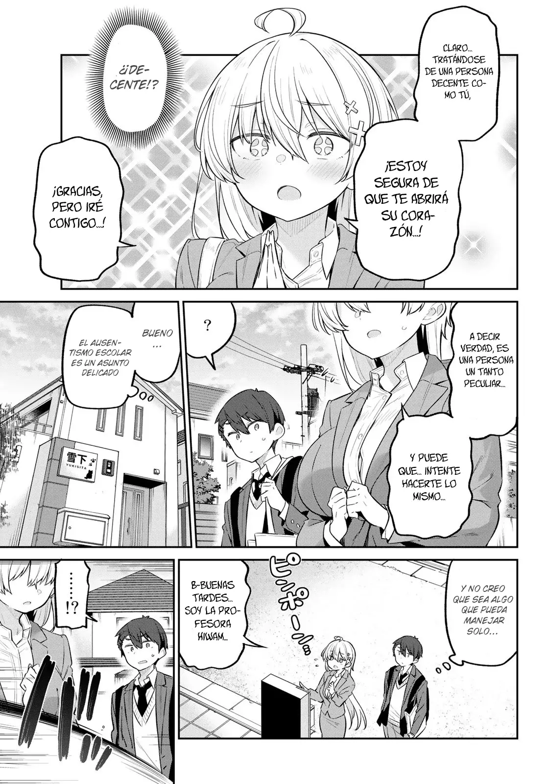 Yowayowa Sensei Capítulo 12 - Página 4 en español