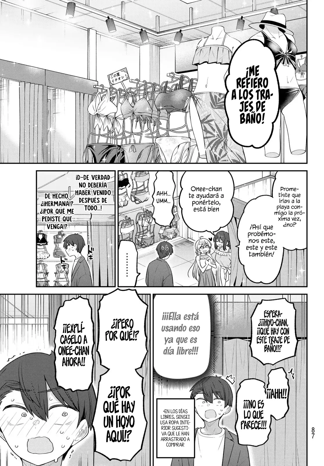 Yowayowa Sensei Capítulo 20 - Página 9 en español