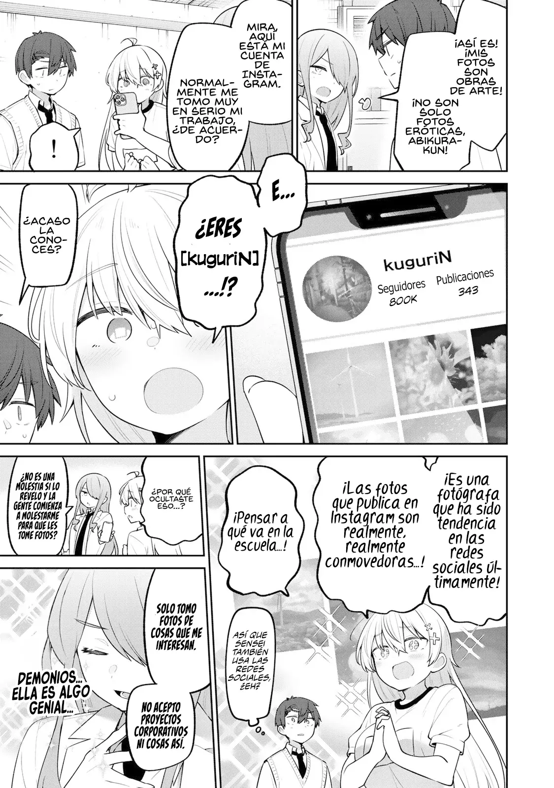 Yowayowa Sensei Capítulo 24 - Página 13 en español
