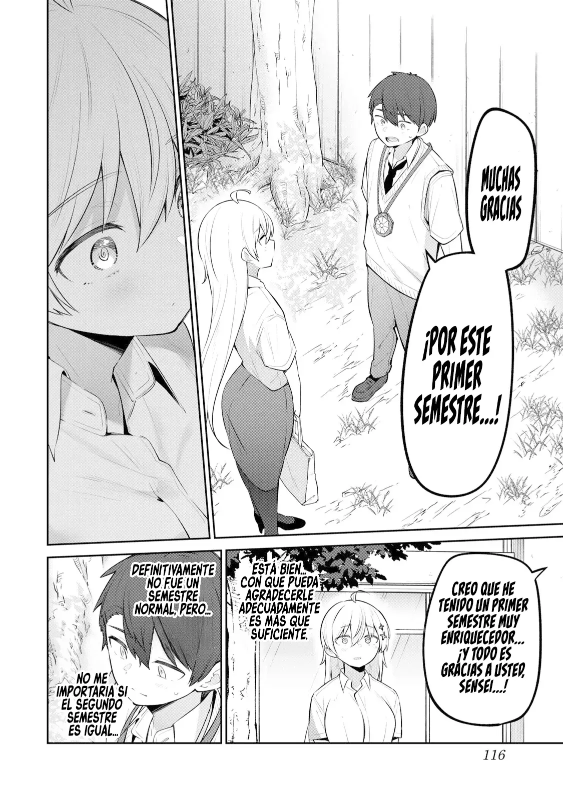 Yowayowa Sensei Capítulo 27 - Página 9 en español