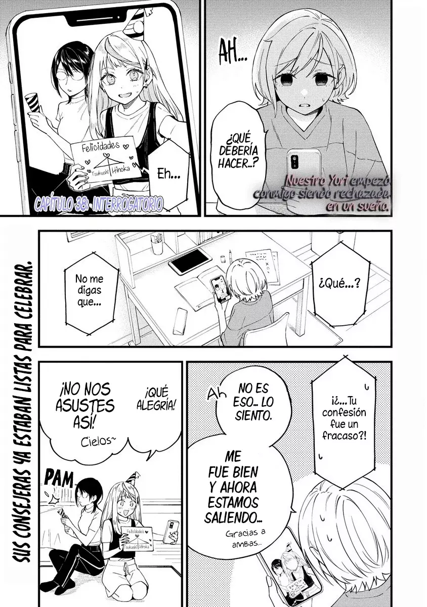 Our Yuri Started with Me Getting Rejected in a Dream Capítulo 38 - Página 3 en español