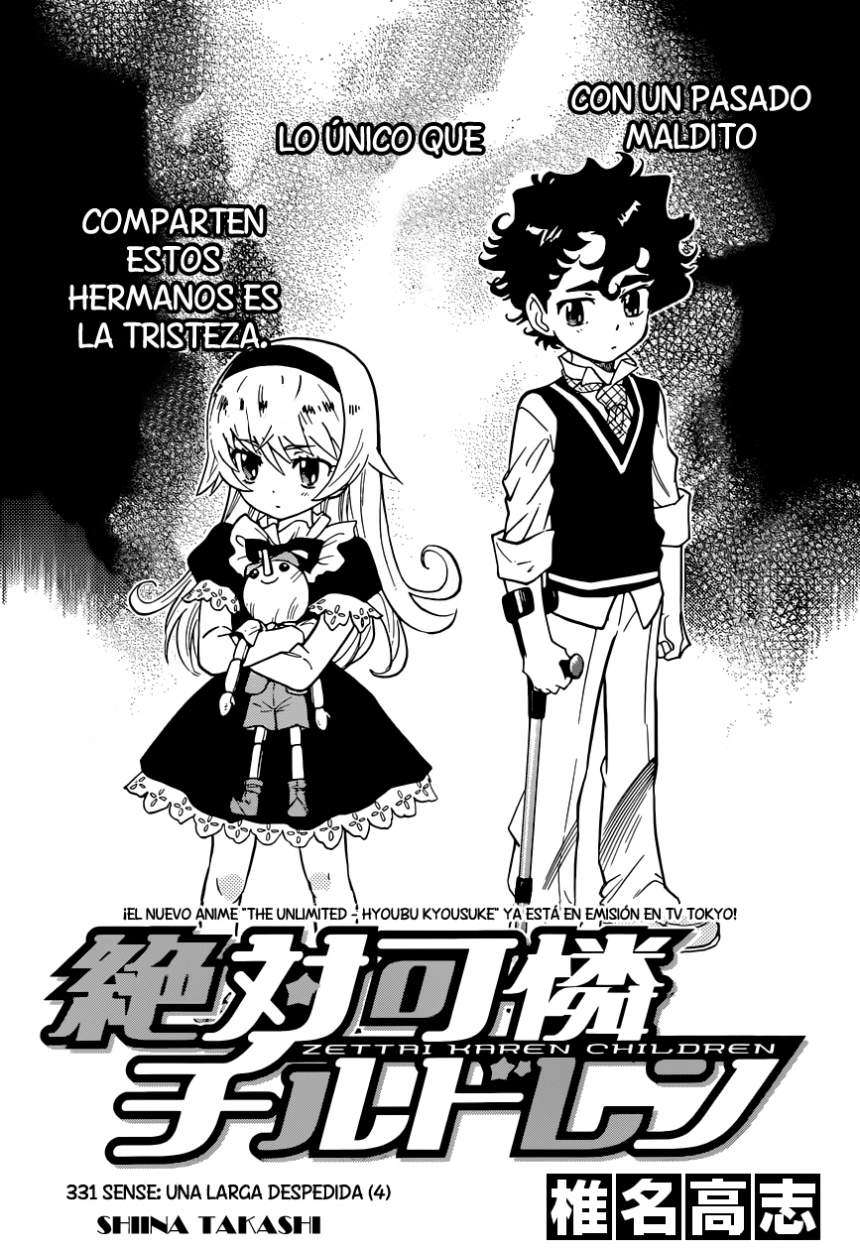 Zettai Karen Children Capítulo 331 - Página 3 en español