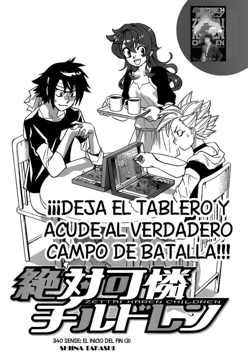 Zettai Karen Children Capítulo 340 - Página 3 en español