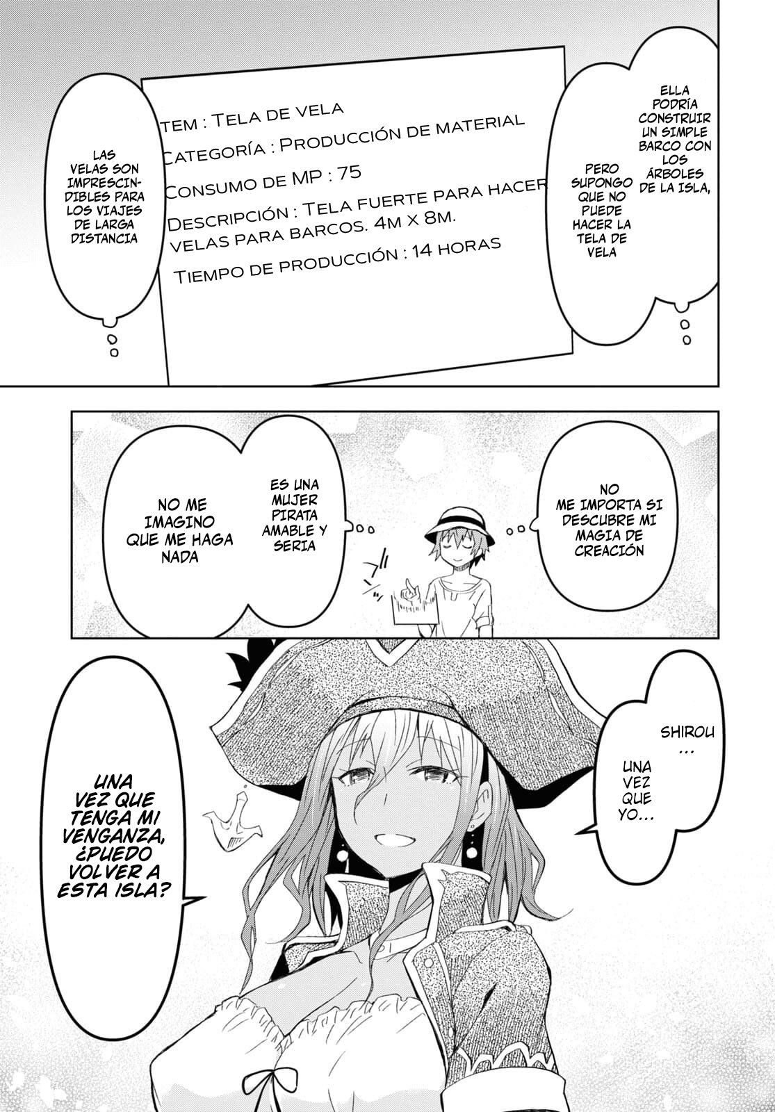 Dungeon Tou de Yadoya o Yarou! Souzou Mahou o Moratta Ore no Hosoude Hanjouki Capítulo 10 - Página 22 en español