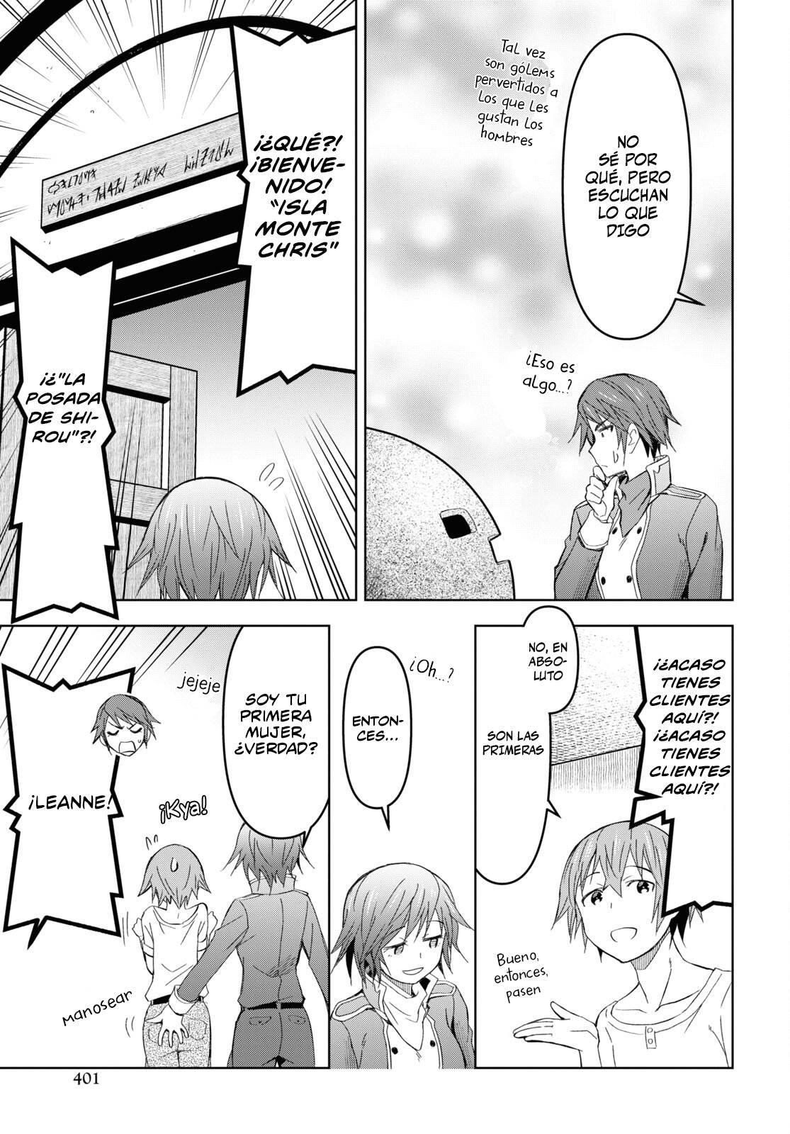 Dungeon Tou de Yadoya o Yarou! Souzou Mahou o Moratta Ore no Hosoude Hanjouki Capítulo 12 - Página 23 en español