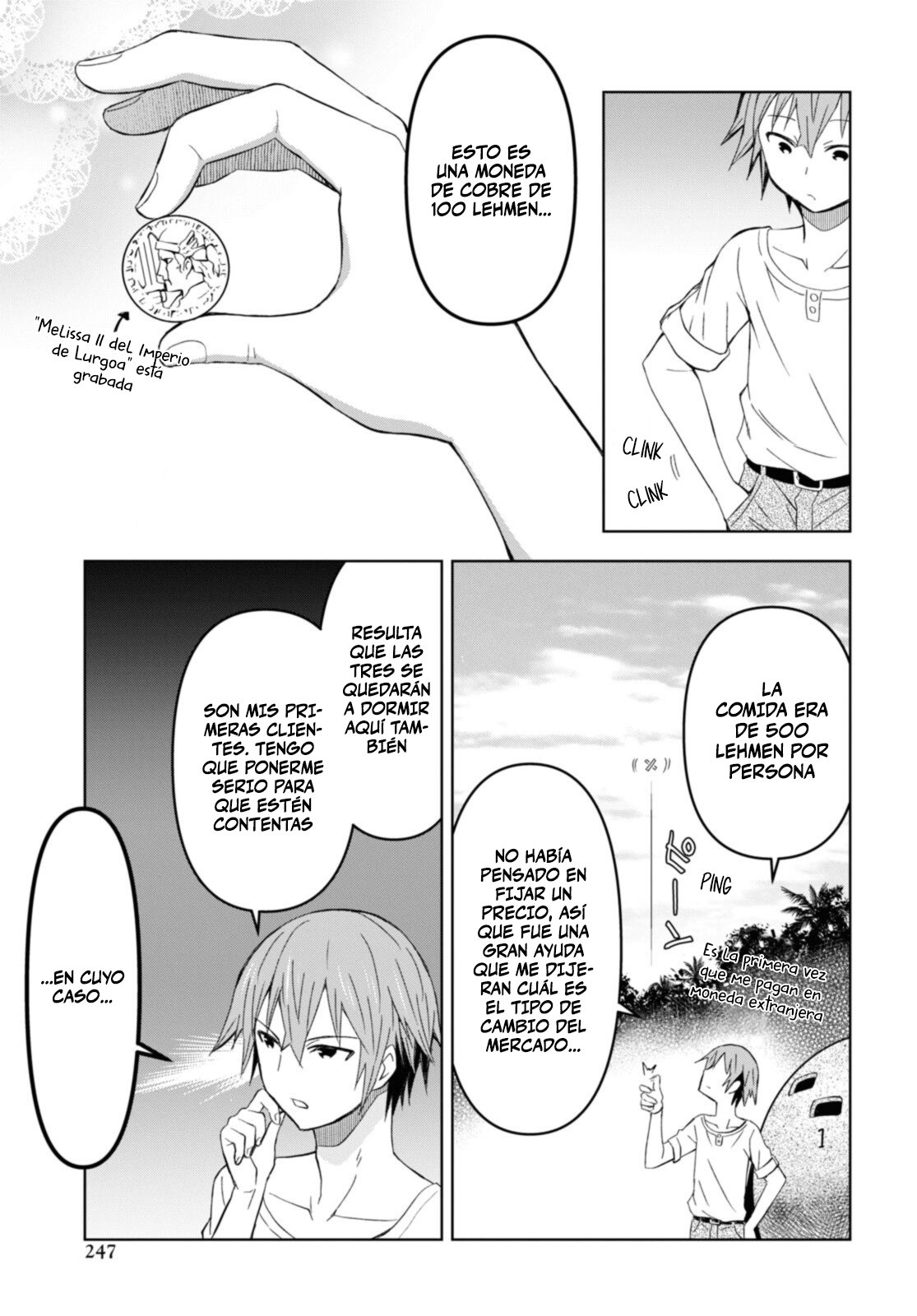 Dungeon Tou de Yadoya o Yarou! Souzou Mahou o Moratta Ore no Hosoude Hanjouki Capítulo 13 - Página 11 en español