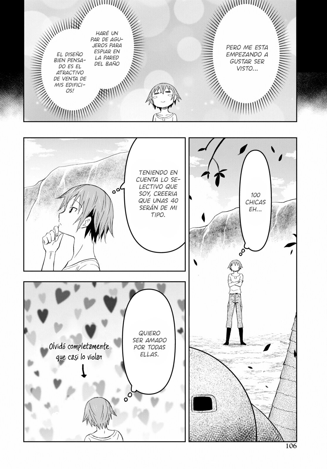 Dungeon Tou de Yadoya o Yarou! Souzou Mahou o Moratta Ore no Hosoude Hanjouki Capítulo 14 - Página 25 en español