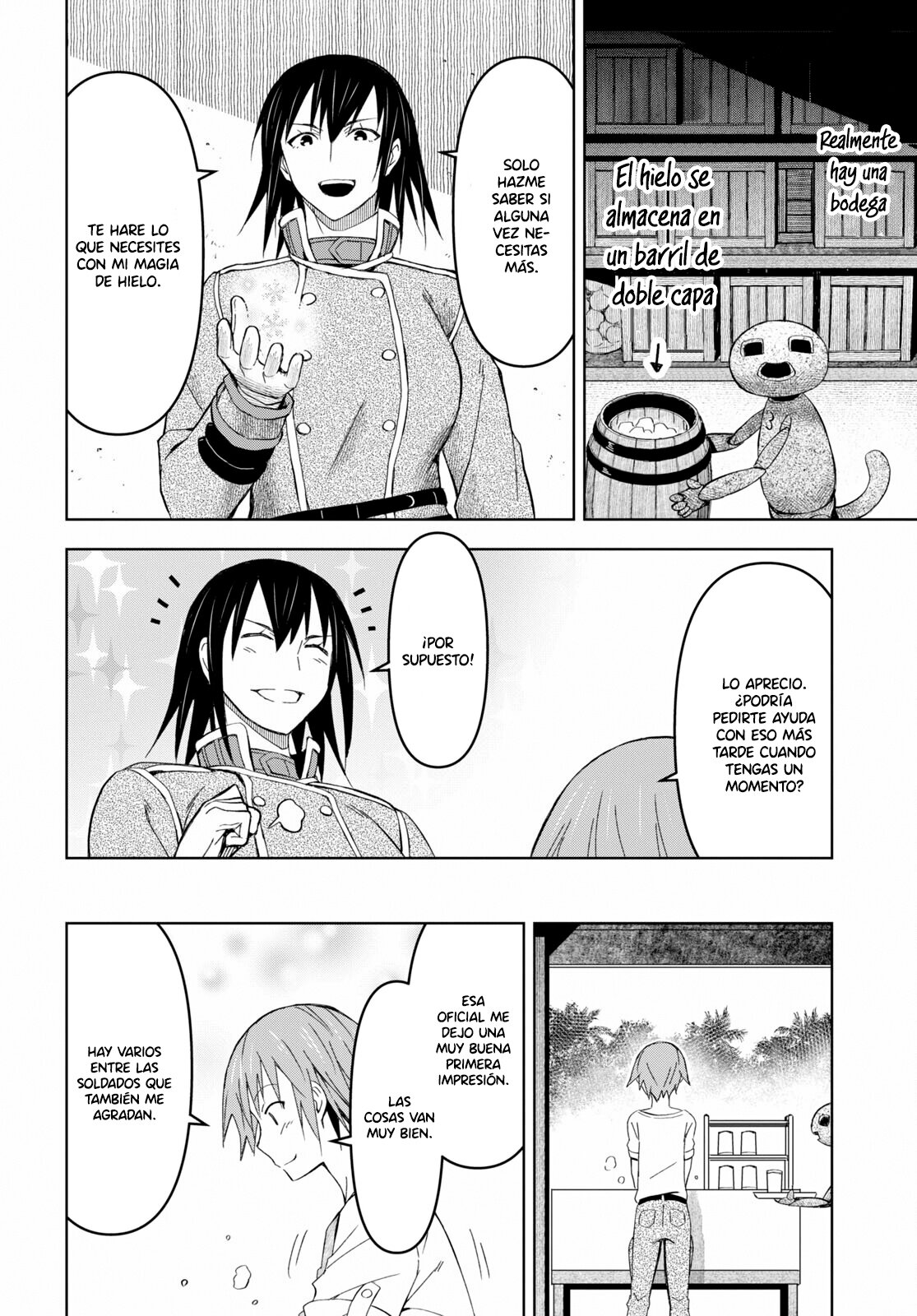 Dungeon Tou de Yadoya o Yarou! Souzou Mahou o Moratta Ore no Hosoude Hanjouki Capítulo 15 - Página 24 en español