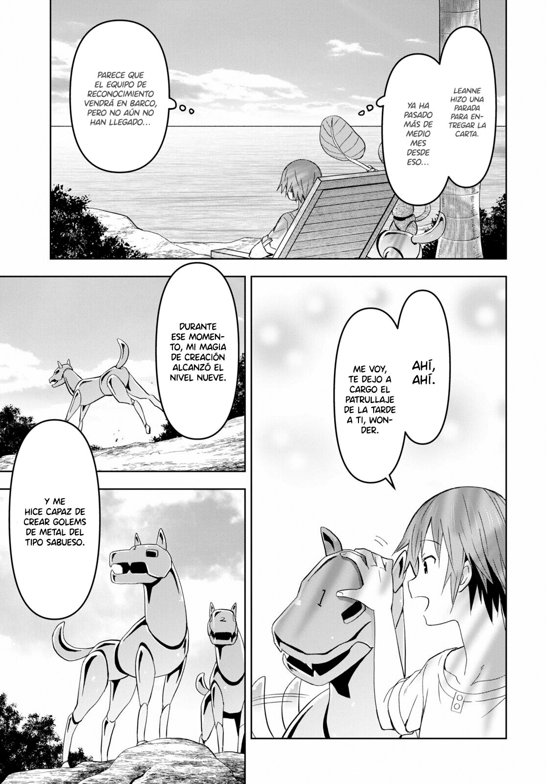 Dungeon Tou de Yadoya o Yarou! Souzou Mahou o Moratta Ore no Hosoude Hanjouki Capítulo 15 - Página 4 en español