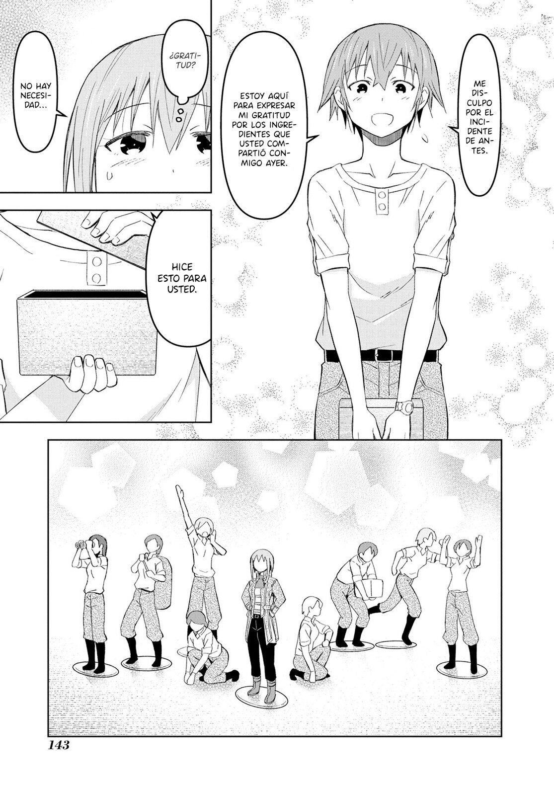 Dungeon Tou de Yadoya o Yarou! Souzou Mahou o Moratta Ore no Hosoude Hanjouki Capítulo 17 - Página 24 en español