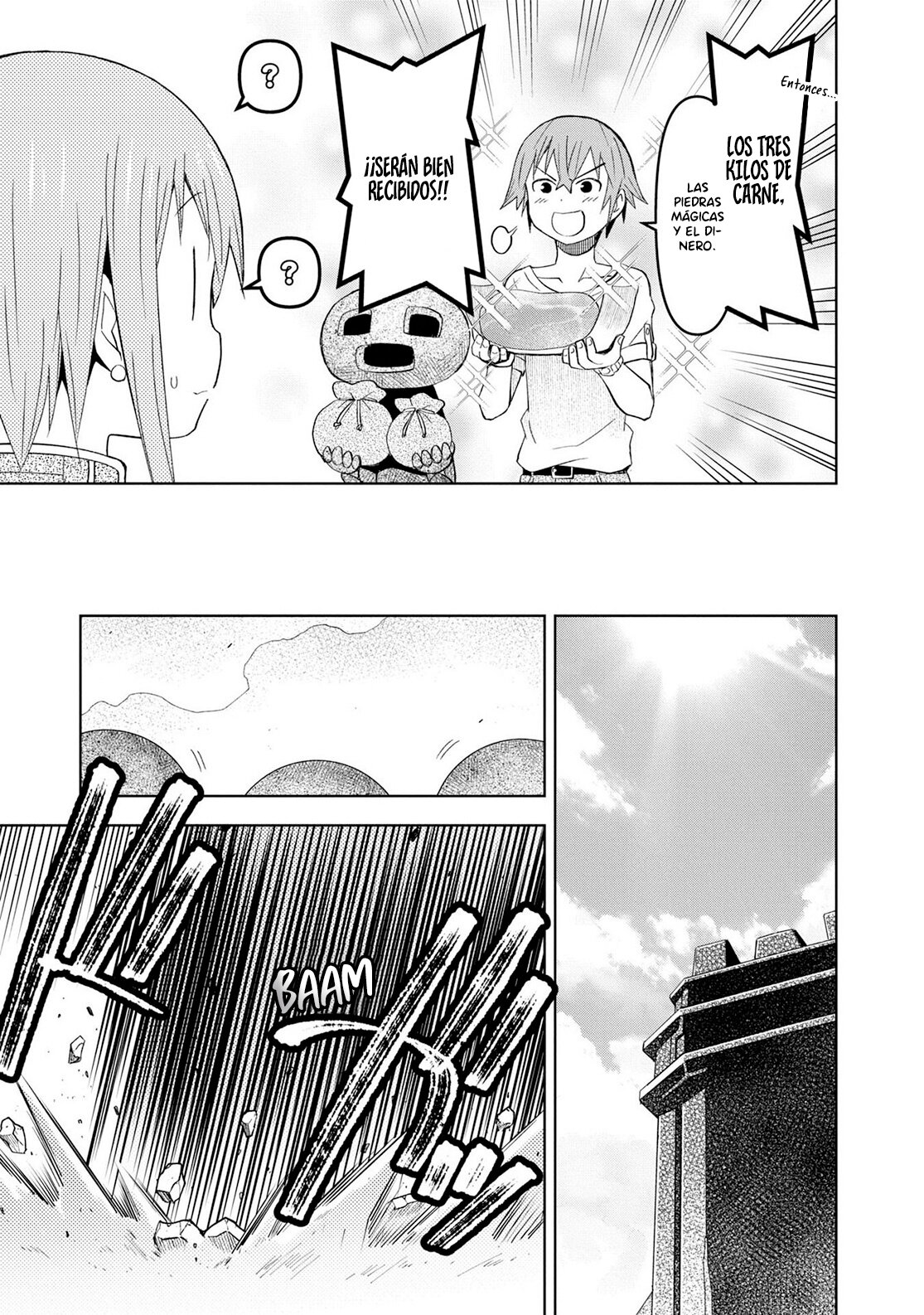 Dungeon Tou de Yadoya o Yarou! Souzou Mahou o Moratta Ore no Hosoude Hanjouki Capítulo 19 - Página 13 en español
