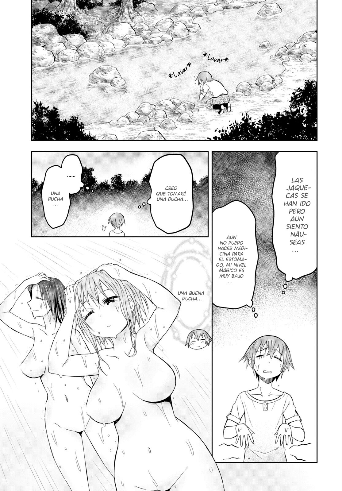 Dungeon Tou de Yadoya o Yarou! Souzou Mahou o Moratta Ore no Hosoude Hanjouki Capítulo 21 - Página 4 en español