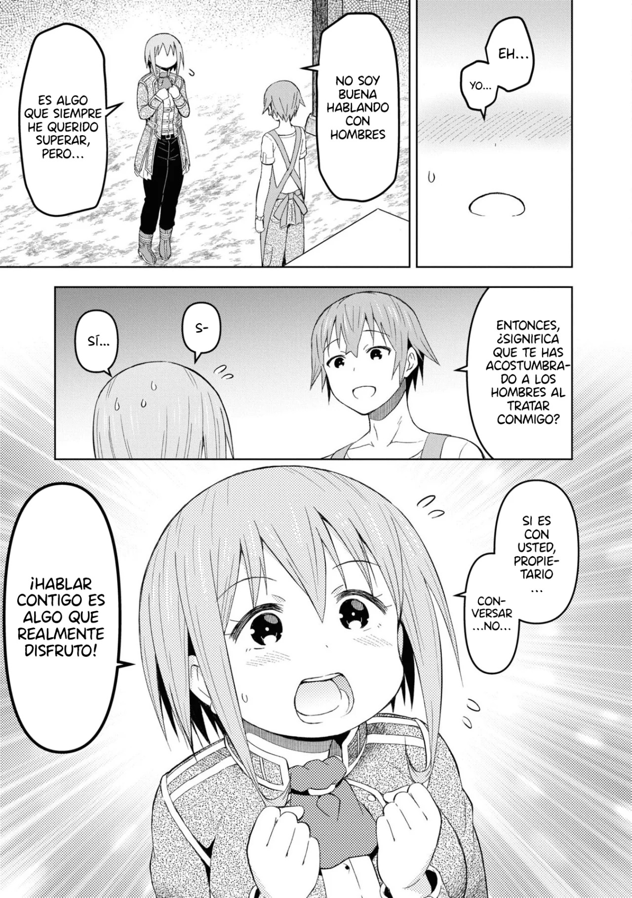 Dungeon Tou de Yadoya o Yarou! Souzou Mahou o Moratta Ore no Hosoude Hanjouki Capítulo 23 - Página 4 en español