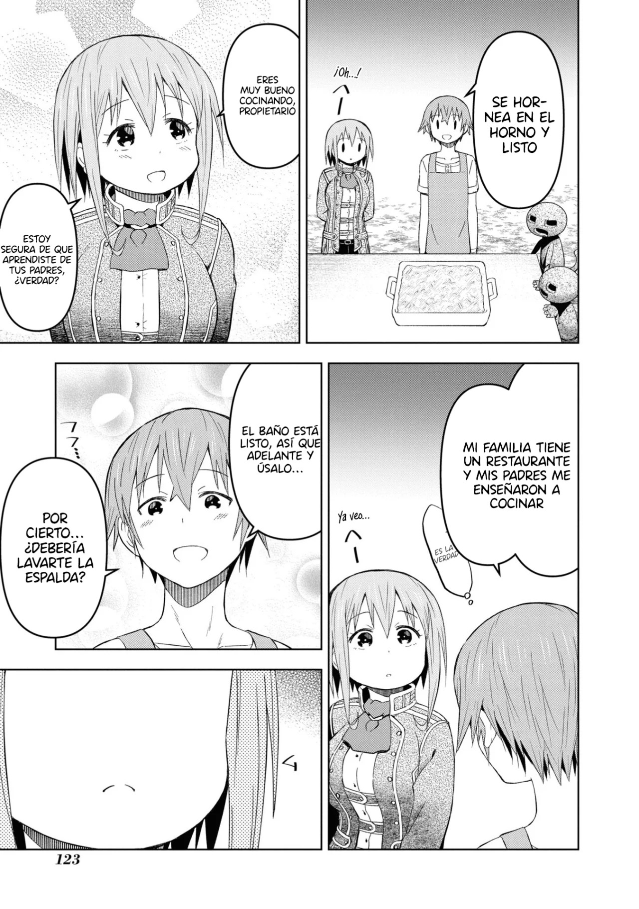 Dungeon Tou de Yadoya o Yarou! Souzou Mahou o Moratta Ore no Hosoude Hanjouki Capítulo 23 - Página 6 en español