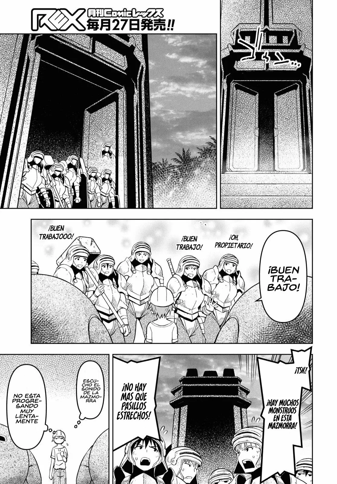 Dungeon Tou de Yadoya o Yarou! Souzou Mahou o Moratta Ore no Hosoude Hanjouki Capítulo 26 - Página 4 en español