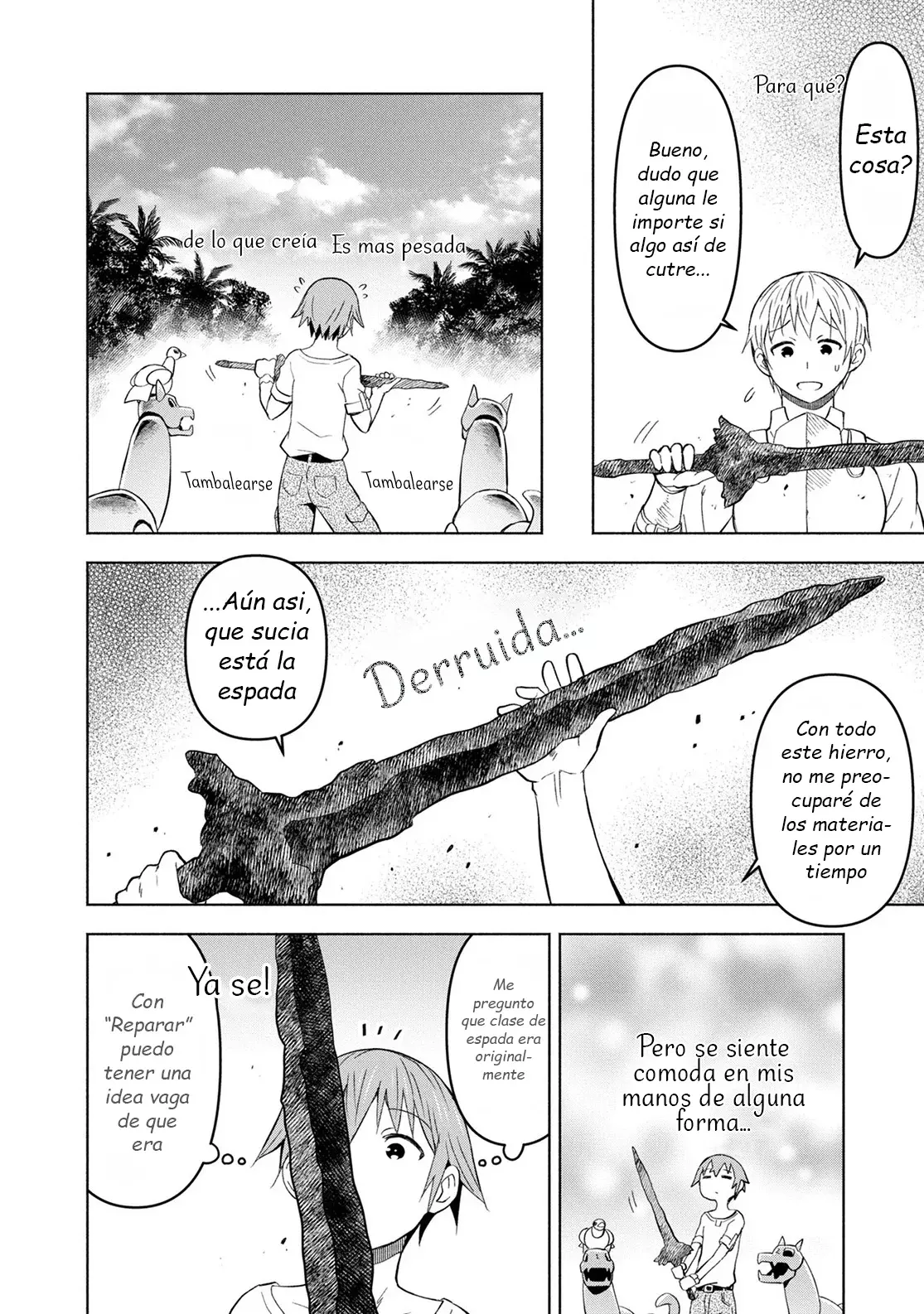 Dungeon Tou de Yadoya o Yarou! Souzou Mahou o Moratta Ore no Hosoude Hanjouki Capítulo 28 - Página 11 en español
