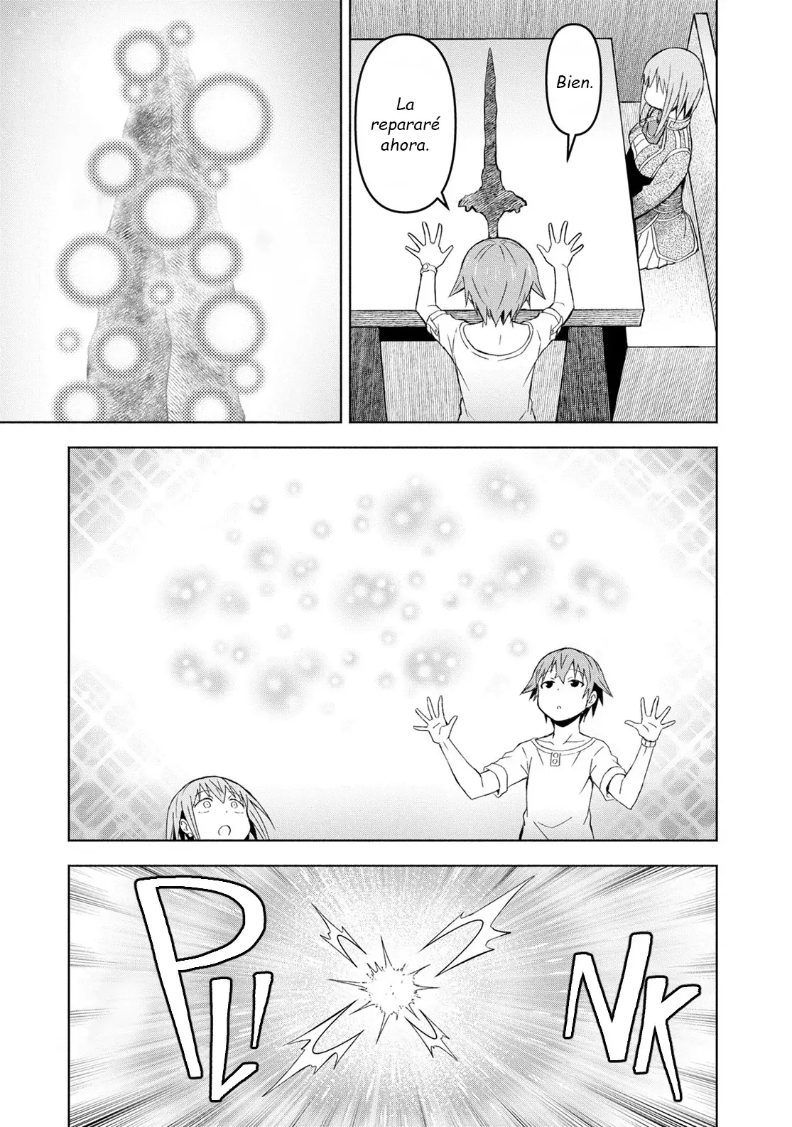 Dungeon Tou de Yadoya o Yarou! Souzou Mahou o Moratta Ore no Hosoude Hanjouki Capítulo 28 - Página 22 en español
