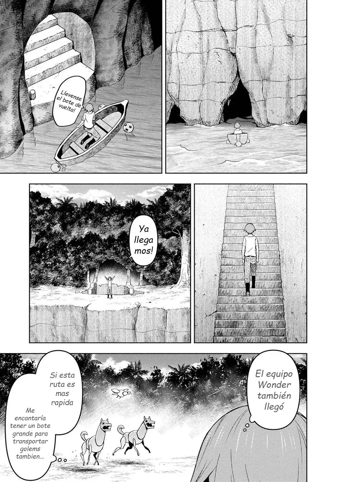 Dungeon Tou de Yadoya o Yarou! Souzou Mahou o Moratta Ore no Hosoude Hanjouki Capítulo 28 - Página 8 en español