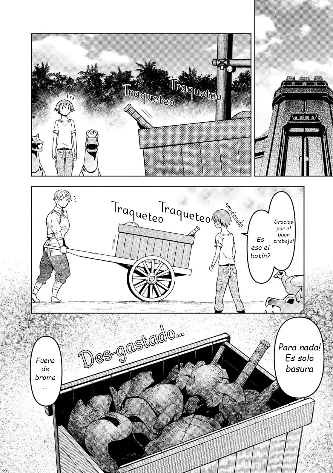 Dungeon Tou de Yadoya o Yarou! Souzou Mahou o Moratta Ore no Hosoude Hanjouki Capítulo 28 - Página 9 en español