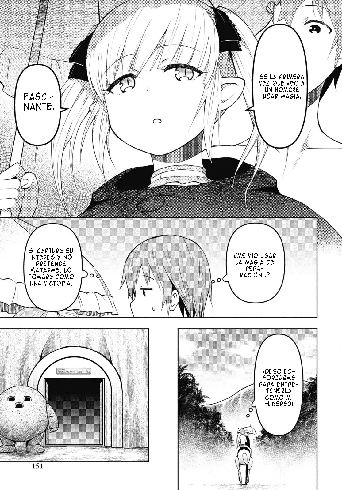 Dungeon Tou de Yadoya o Yarou! Souzou Mahou o Moratta Ore no Hosoude Hanjouki Capítulo 33 - Página 16 en español