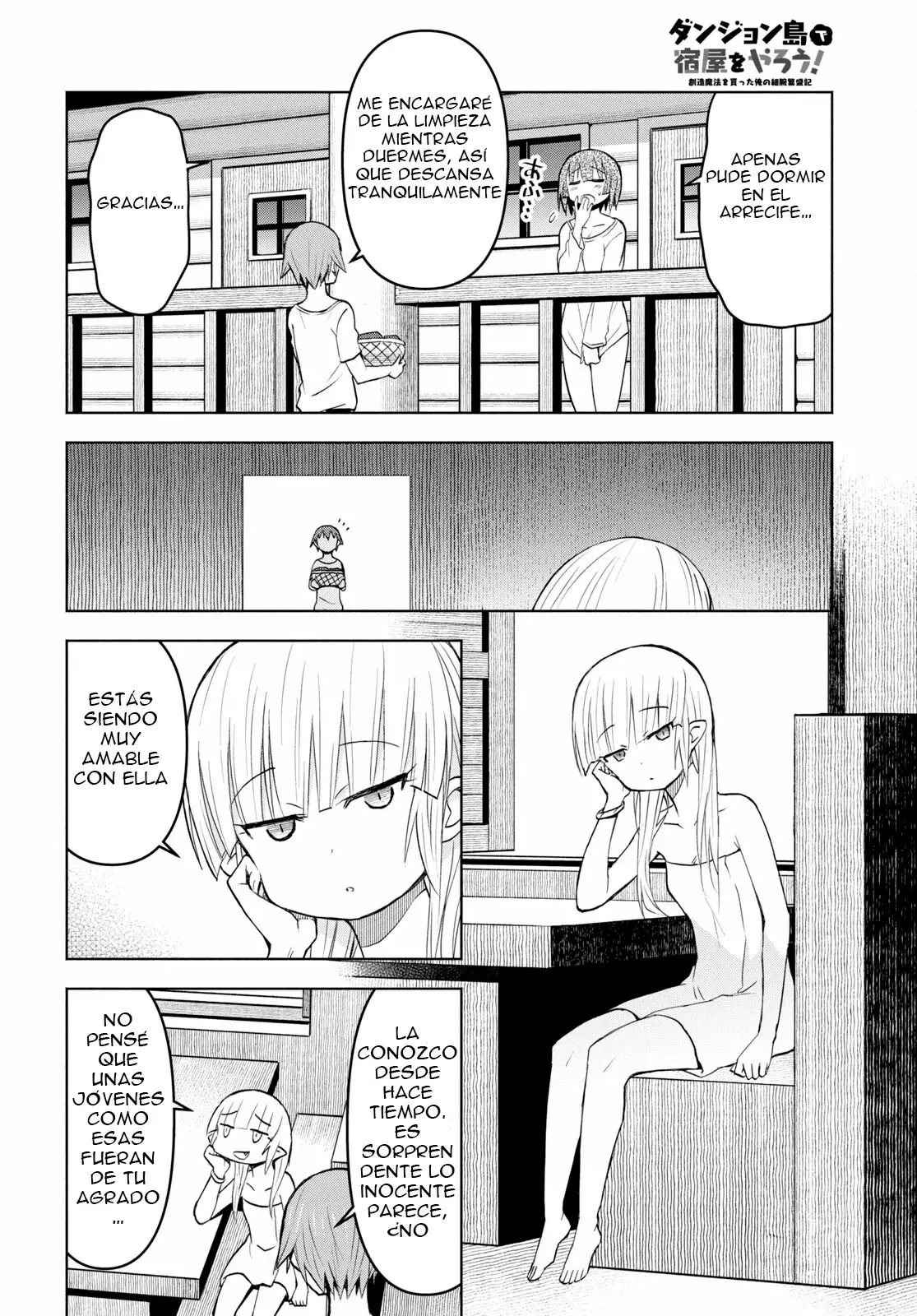 Dungeon Tou de Yadoya o Yarou! Souzou Mahou o Moratta Ore no Hosoude Hanjouki Capítulo 35 - Página 26 en español