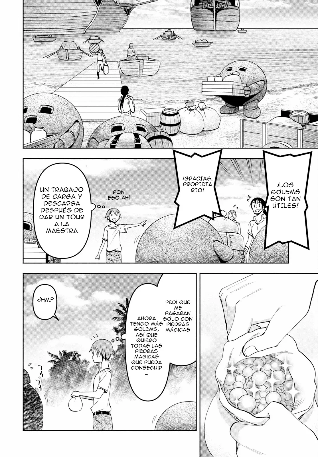 Dungeon Tou de Yadoya o Yarou! Souzou Mahou o Moratta Ore no Hosoude Hanjouki Capítulo 36 - Página 28 en español