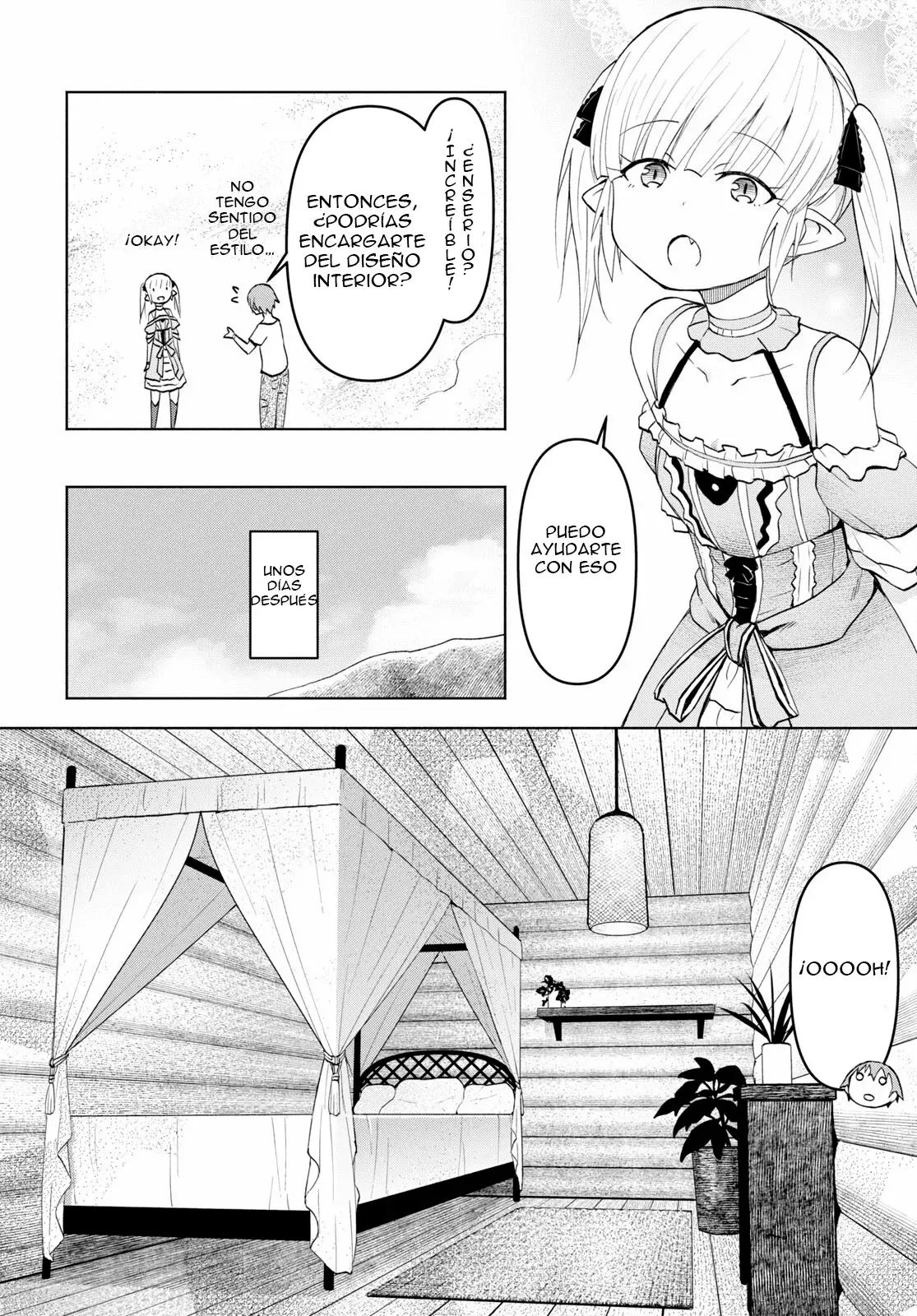 Dungeon Tou de Yadoya o Yarou! Souzou Mahou o Moratta Ore no Hosoude Hanjouki Capítulo 36 - Página 6 en español