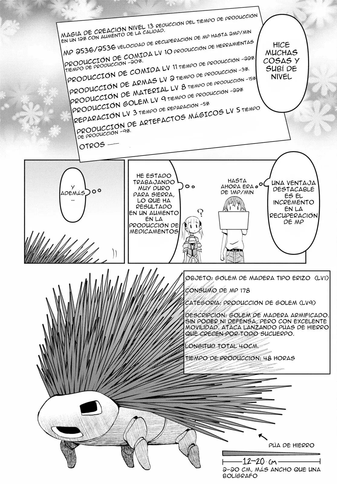 Dungeon Tou de Yadoya o Yarou! Souzou Mahou o Moratta Ore no Hosoude Hanjouki Capítulo 36 - Página 8 en español