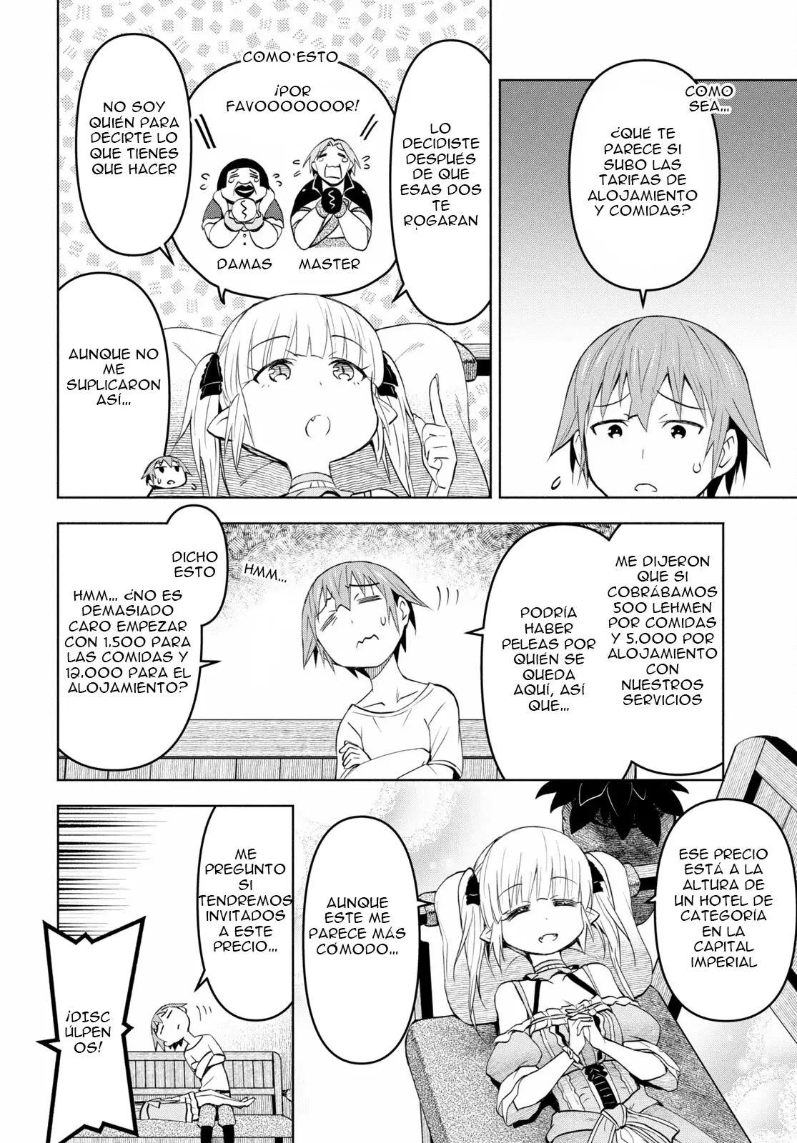 Dungeon Tou de Yadoya o Yarou! Souzou Mahou o Moratta Ore no Hosoude Hanjouki Capítulo 37 - Página 14 en español