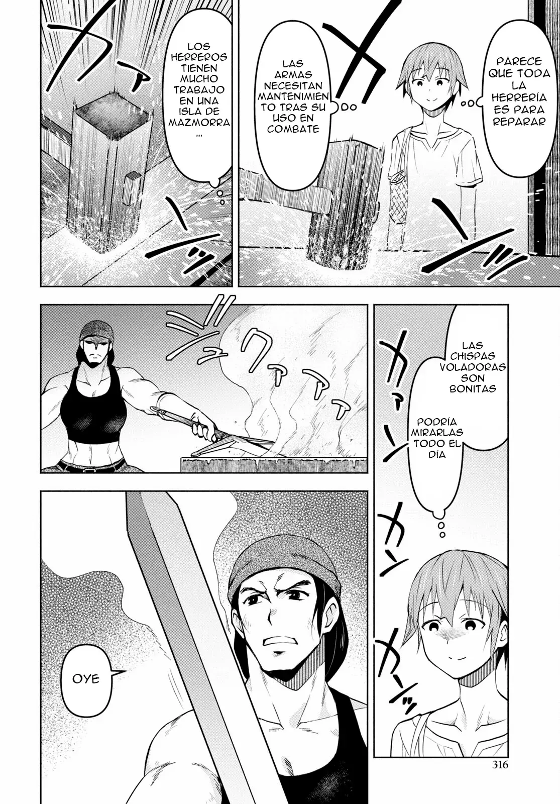 Dungeon Tou de Yadoya o Yarou! Souzou Mahou o Moratta Ore no Hosoude Hanjouki Capítulo 37 - Página 20 en español