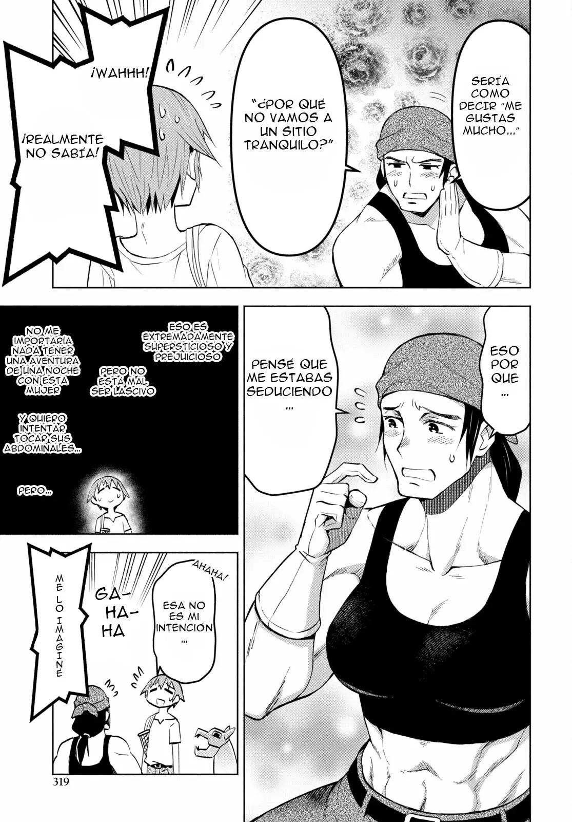 Dungeon Tou de Yadoya o Yarou! Souzou Mahou o Moratta Ore no Hosoude Hanjouki Capítulo 37 - Página 23 en español