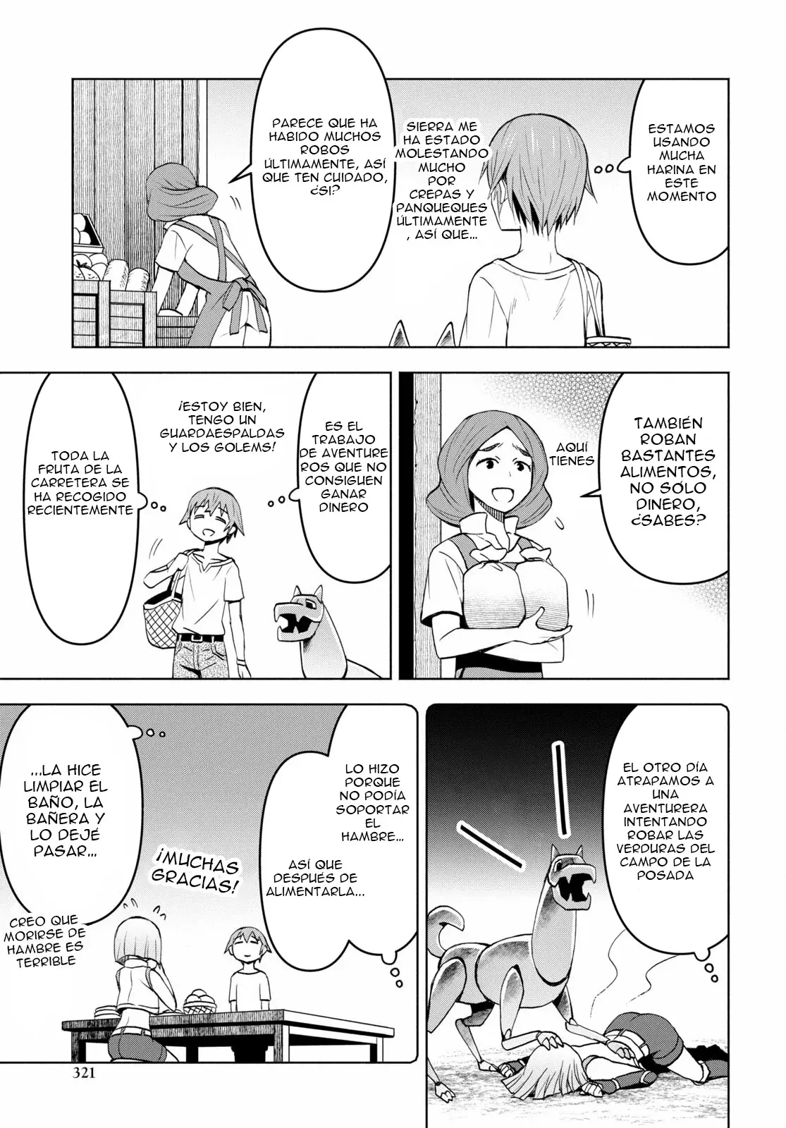 Dungeon Tou de Yadoya o Yarou! Souzou Mahou o Moratta Ore no Hosoude Hanjouki Capítulo 37 - Página 25 en español