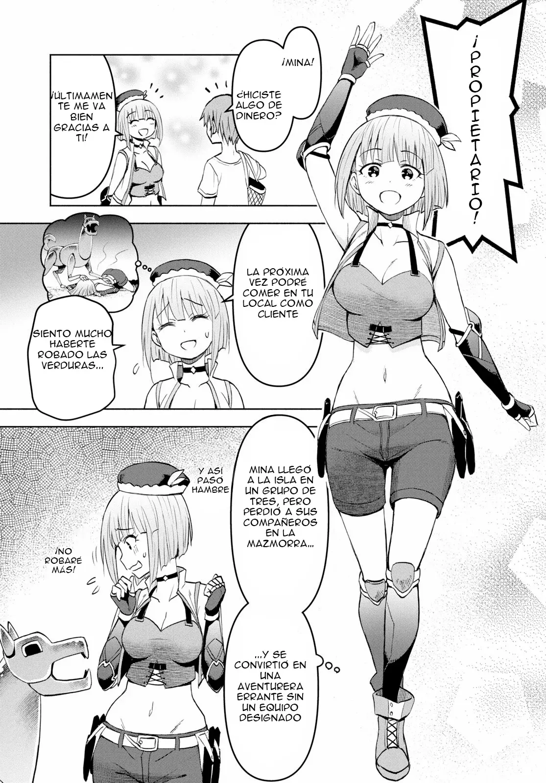 Dungeon Tou de Yadoya o Yarou! Souzou Mahou o Moratta Ore no Hosoude Hanjouki Capítulo 37 - Página 28 en español