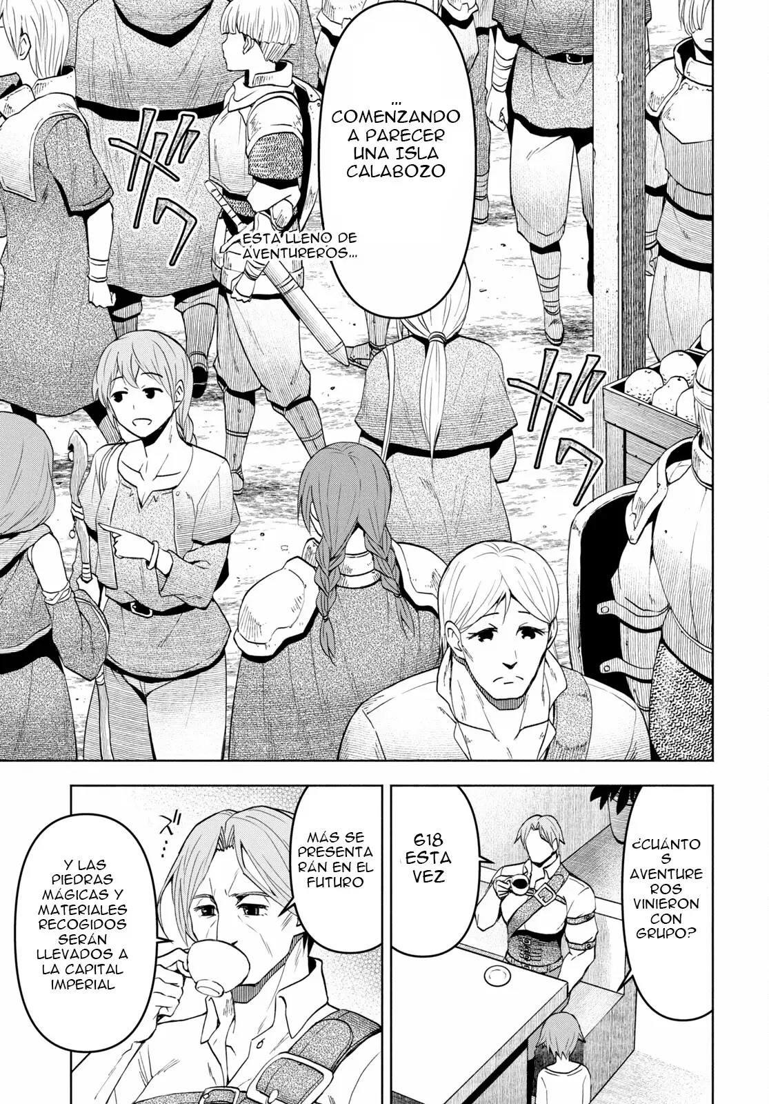 Dungeon Tou de Yadoya o Yarou! Souzou Mahou o Moratta Ore no Hosoude Hanjouki Capítulo 37 - Página 5 en español