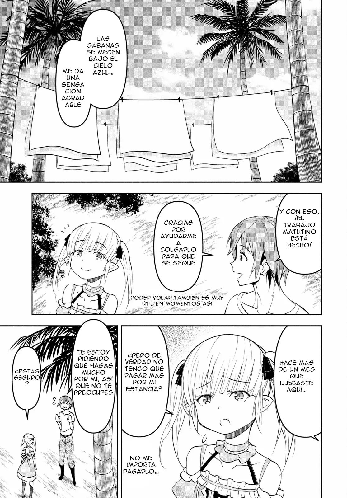 Dungeon Tou de Yadoya o Yarou! Souzou Mahou o Moratta Ore no Hosoude Hanjouki Capítulo 38 - Página 21 en español