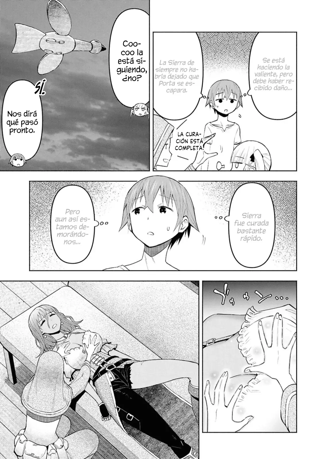 Dungeon Tou de Yadoya o Yarou! Souzou Mahou o Moratta Ore no Hosoude Hanjouki Capítulo 42 - Página 4 en español