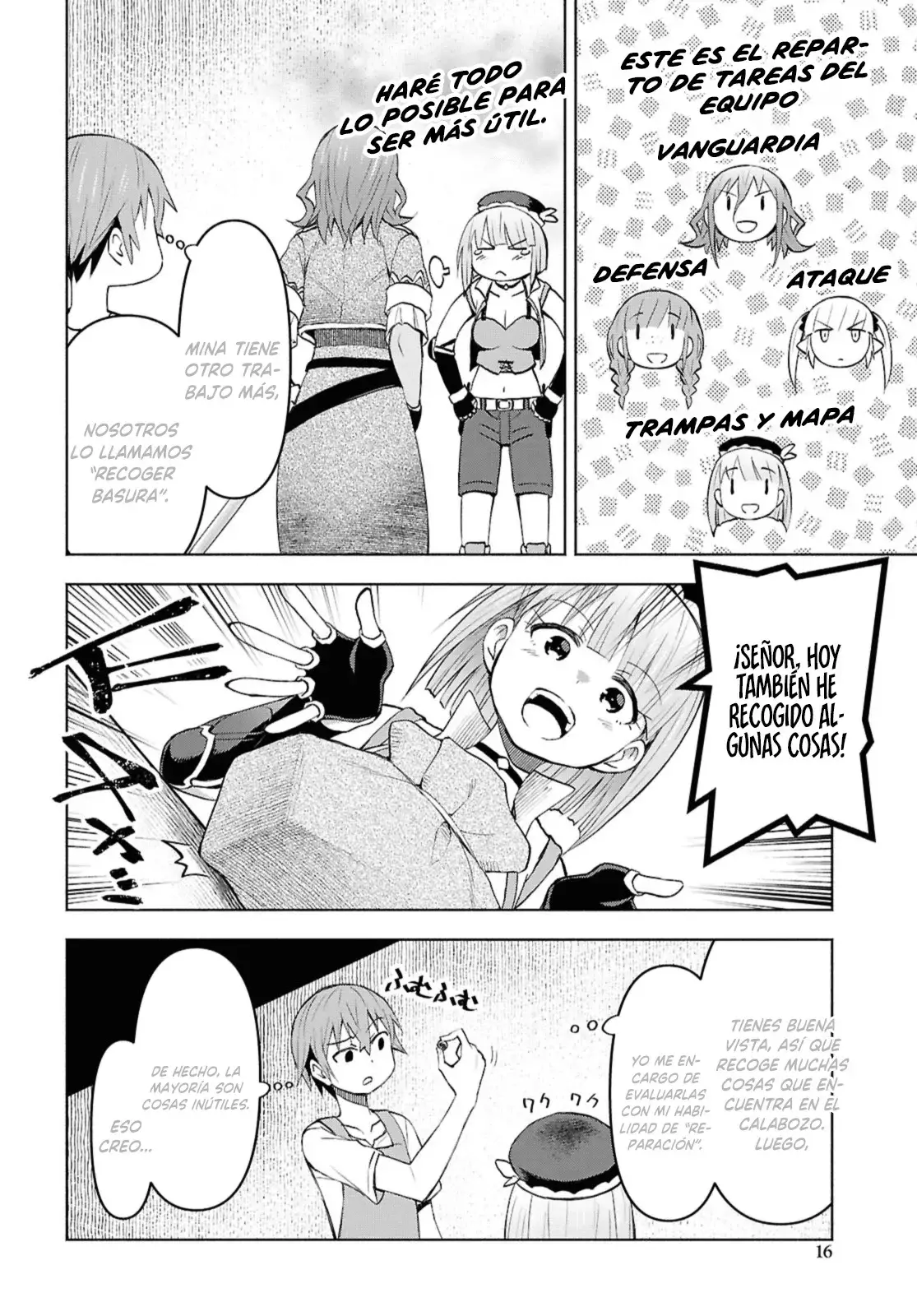 Dungeon Tou de Yadoya o Yarou! Souzou Mahou o Moratta Ore no Hosoude Hanjouki Capítulo 43 - Página 12 en español