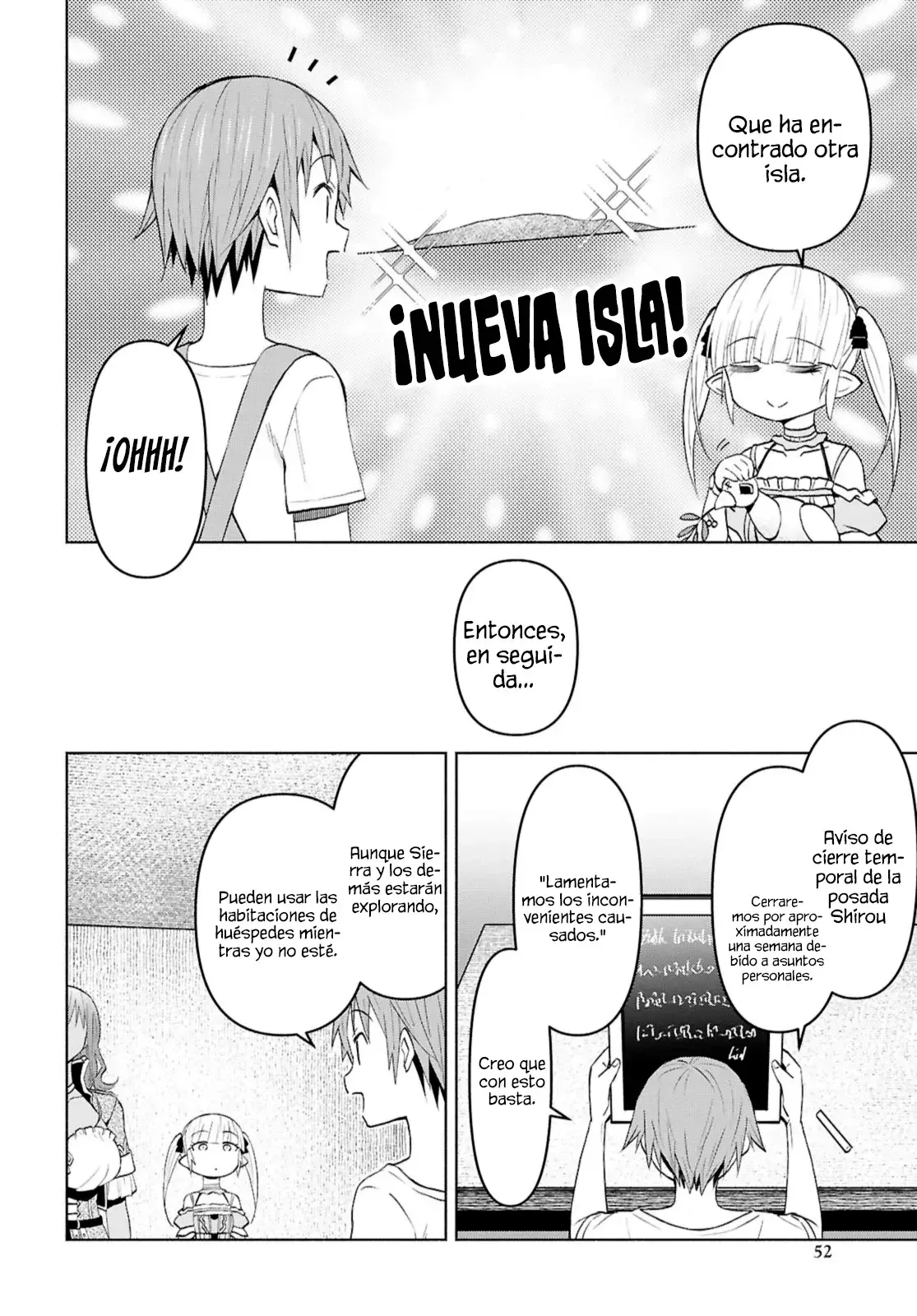 Dungeon Tou de Yadoya o Yarou! Souzou Mahou o Moratta Ore no Hosoude Hanjouki Capítulo 44 - Página 5 en español