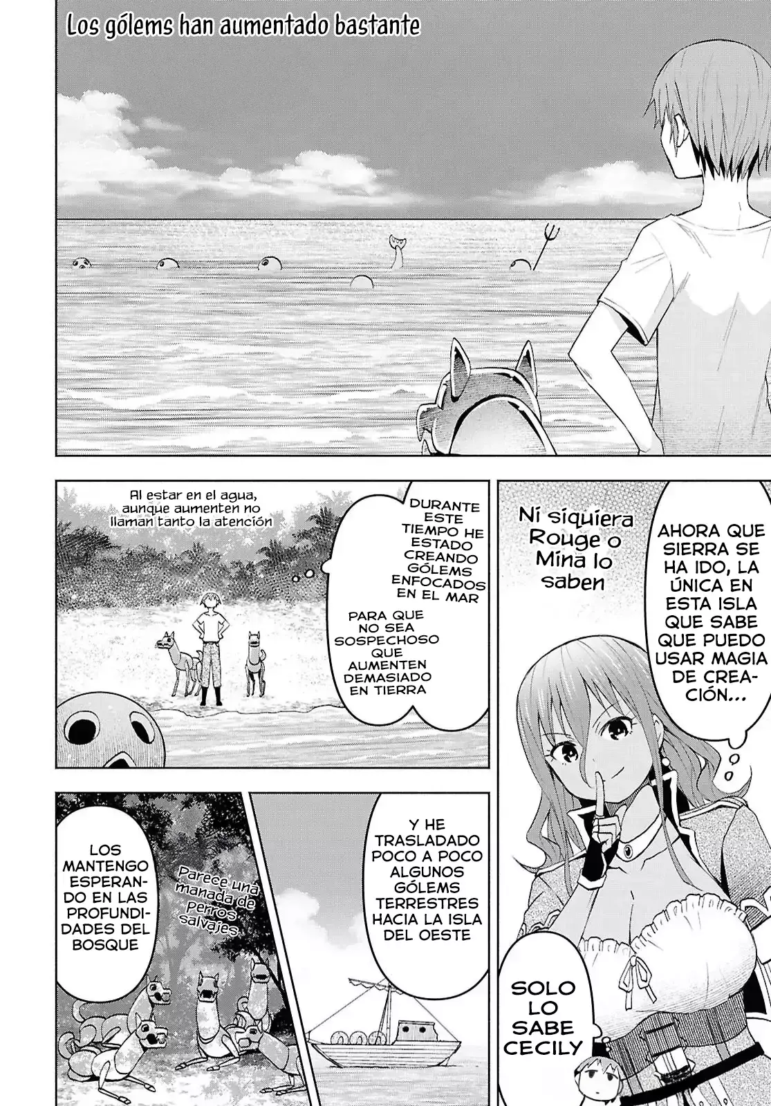 Dungeon Tou de Yadoya o Yarou! Souzou Mahou o Moratta Ore no Hosoude Hanjouki Capítulo 47 - Página 3 en español